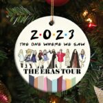 2023 The One Where We Saw The Eras Tour Ornament, Swiftie Christmas Ornament