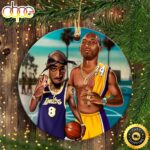 2pac & Kobe Bryant Artwork Impressive Hip Hop Christmas Ornament