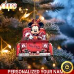 Alabama Crimson Tide Mickey Mouse Ornament Personalized Your Name Sport Home Decor