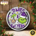 Albany Great Danes Grinch Circle Ornaments Christmas