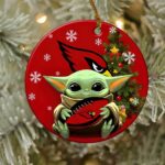 Arizona Cardinals Baby Yoda NFL Ornaments 2022