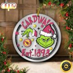 Arizona Cardinals Grinch Circle Ornaments Christmas