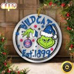 Arizona Wildcats Grinch Circle Ornaments Christmas