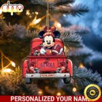 Arkansas Razorbacks Mickey Mouse Ornament Personalized Your Name Sport Home Decor