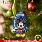 Auburn Tigers And Mickey Mouse Ornament Personalized Your Name