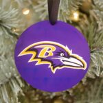 Baltimore Ravens Logo Christmas Hanging Tree NFL Ornaments 2022