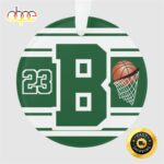 Basketball Letter & Number Personalize NBA Christmas Ornaments