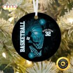 Basketball Riddlrman 32 Metal NBA Christmas Ornaments