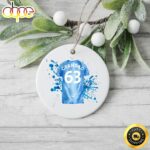 Blue Football Chelsea Leicester Everton Birmingham City Football Christmas Ornaments Custom