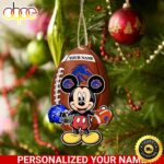 Boise State Broncos And Mickey Mouse Ornament Personalized Your Name