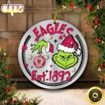 Boston College Eagles Grinch Circle Ornaments Christmas