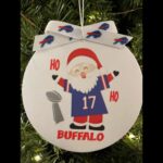 Buffalo Bills Santa Christmas Hallmark Ornaments Nfl