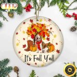 Bulldog It’s Fall Y’all Thanksgiving Ornament For Dinner Party Decor, Gift Ideas For Family