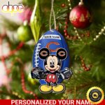 Chicago Bears And Mickey Mouse Ornament Personalized Your Name