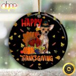 Chihuahua Happy Thanksgiving Ornament Thanksgiving Tree Ornaments, Best Gifts For Dog Owners