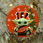 Cincinnati Bengals Baby Yoda NFL Ornaments 2022