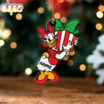 Custom Name Daisy Duck Christmas Ornament Hanging