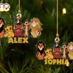 Custom Name Disney Lion King Christmas Ornament Hanging