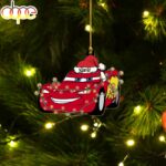 Custom Name Lightening McQueen Ornament Hanging