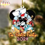 Custom Name Mickey and Friends Cruise Trip Christmas Ornament Decor