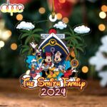 Custom Name Mickey and Friends Cruise Trip Christmas Ornament Hanging