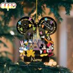 Custom Name Mickey And Friends Disney Christmas Ornament