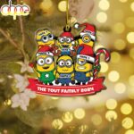 Custom Name Minions Christmas Acrylic Ornament Hanging