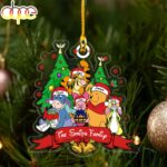 Custom Name Pooh Bear And Friends Christmas Ornament