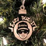 Eazy-E Rapper 90s Hiphop Christmas Ornament