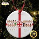 England Women European Champions 2022as NFL Football Ornaments