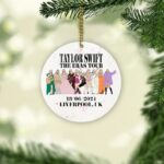 Eras Tour Ornament, Swiftie Christmas Ornament, The Eras Tour Europe 2024