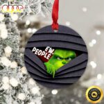 Ew People Grinch Hand Holding Ornament Christmas