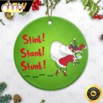 Grinch Hand Christmas Stink Stank Stunk Grinch Arm Holding Ceramic Christmas Ornaments