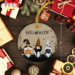 Halloween Christmas Ornaments Round Ceramic Christmas Ornaments