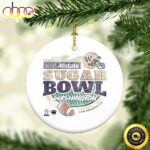 layoff Semifinal at the 2024 Sugar Bowl Washington Huskies ornament