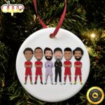 Liverpool 2022-23 Klopp Trent Diaz Salah Football Christmas Ornament