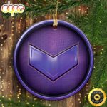 Marvel Hawkeye Kate Bishop Purple Arrow Icon Marvel Christmas Ornaments