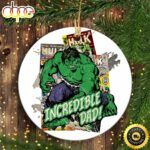 Marvel Hulk Incredible Dad Father’s Day Marvel Ornaments