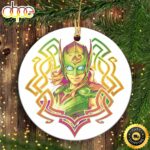 Marvel Thor_ Love and Thunder Jane Foster Big Face Badge Marvel Christmas Ornaments