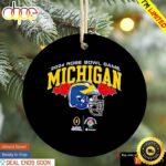 Michigan Wolverines 2024 Rose Bowl Game ornament