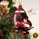 Ncaa Wisconsin Badgers Mickey Mouse Christmas Ornament