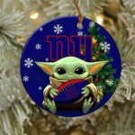 New York Giants Baby Yoda NFL Football Ornaments 2022