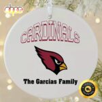 NFL Arizona Cardinals Personalized NFL Football Ornaments