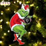 NFL Atlanta Falcons Grinch Stole Christmas Tree Ornament Decoration