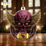 NFL Buffalo Bills Merry Christmas Skull Christmas Ornament Hanging Decor