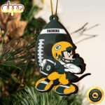 NFL Green Bay Packers Mickey Mouse Christmas Ornament