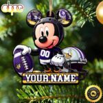 NFL Minnesota Vikings Mickey Mouse Ornament Personalized Your Name