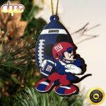 NFL New York Giants Mickey Mouse Christmas Ornament