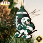 NFL New York Jets Mickey Mouse Christmas Ornament