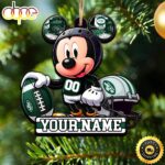 NFL New York Jets Mickey Mouse Ornament Personalized Your Name